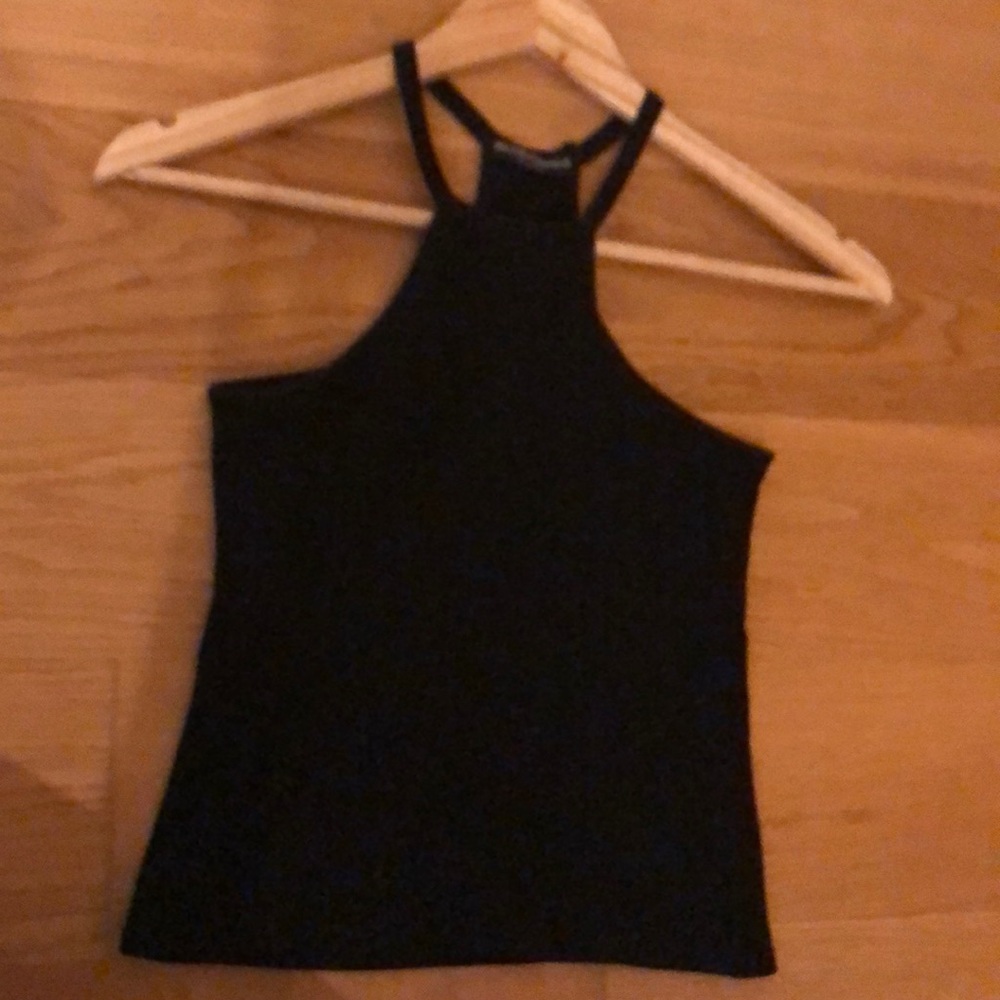Black Brandy Melville high neck tank